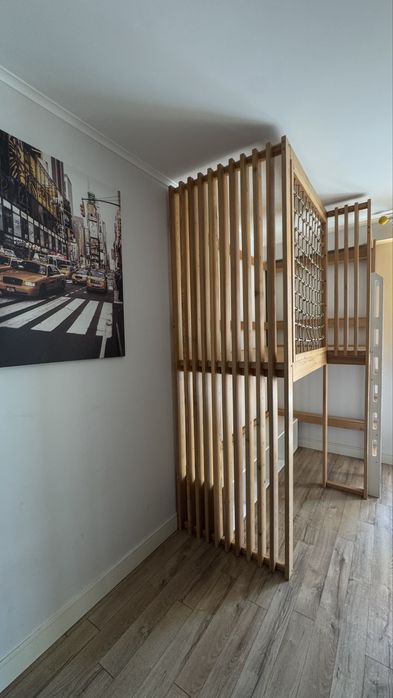 Двухуровневая детская игровая с секцией для хранения игрушек