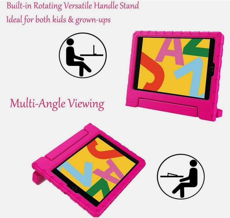Защитен детски калъф / кейс / стойка за iPad 10.2" - 7th, 8th, 9th Gen