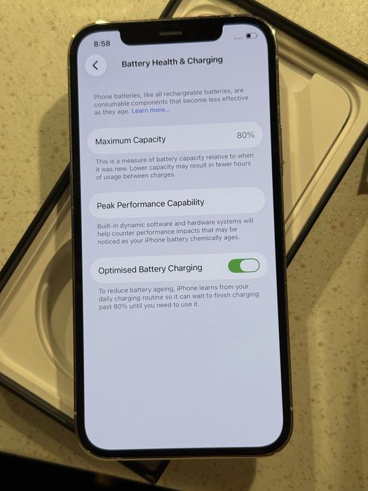 iPhone 12 Pro 128GB Silver (Бял) – Перфектен