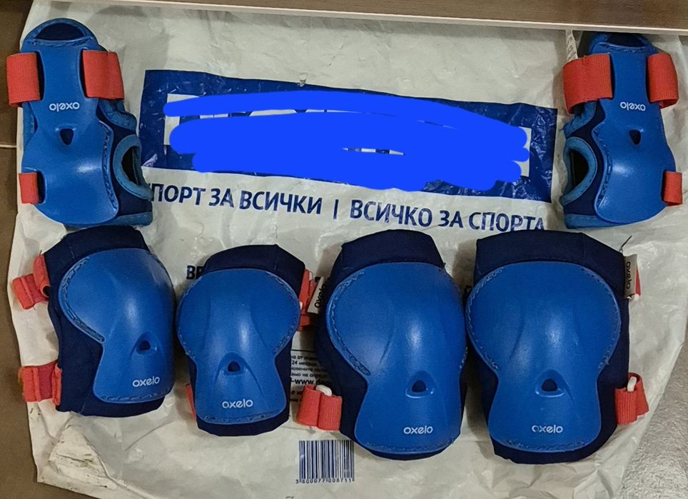 Детски светещи ролери с протектори