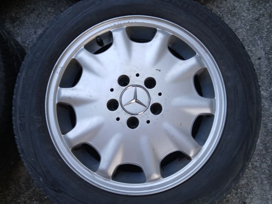 Оригинални Алуминиеви джанти 16цола за Mercedes w210-E-class.w203.w202-c-class.5×112.Vito..124.