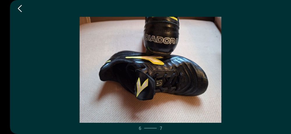 Adidas Diadora cu crampoane pentru fotbal Nr34
