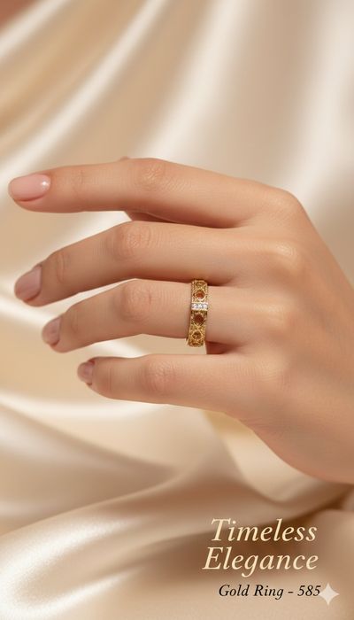 В нашей коллекции новинка.Золотое кольцо 585(14k).Современный дизайн.