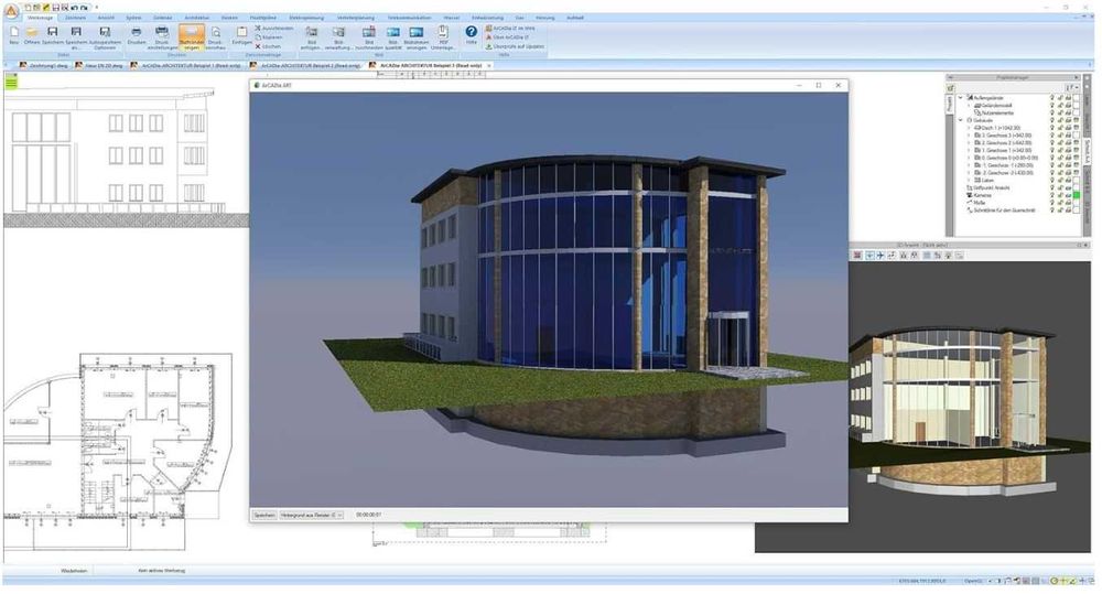 ArCADia BIM 3D Arhitekt Софтуер за архитектура проектиране DWG чертежи