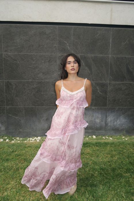 Макси рокля Midnight Petal