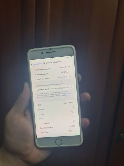 Айфон 7+ память 128