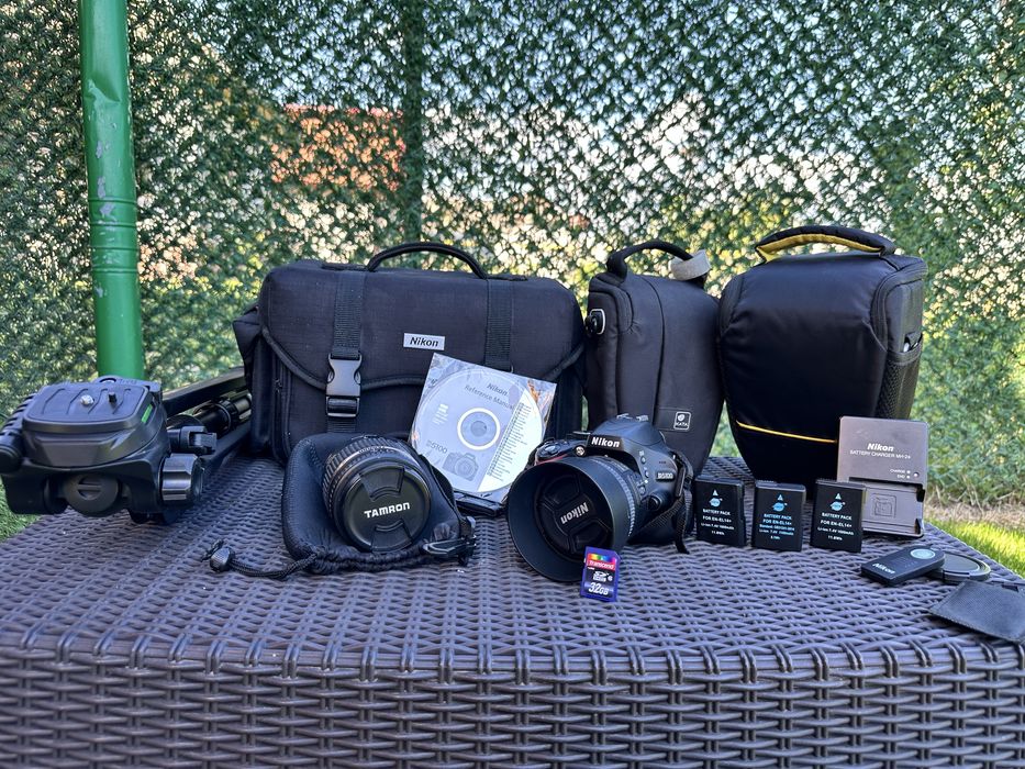 Aparat foto DSLR D5100 + kit complet, ca nou