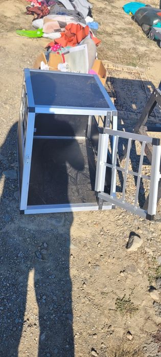 Cușcă câini aluminiu