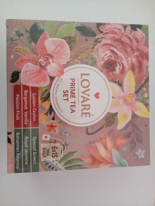 Set Ceai Lovare, cutie sigilată, diverse arome, perfect pentru cadou
