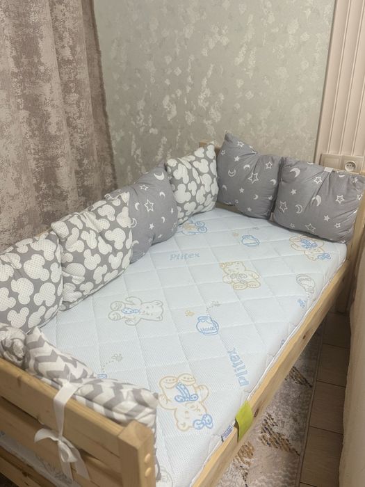 Детская кровать размером 60х120