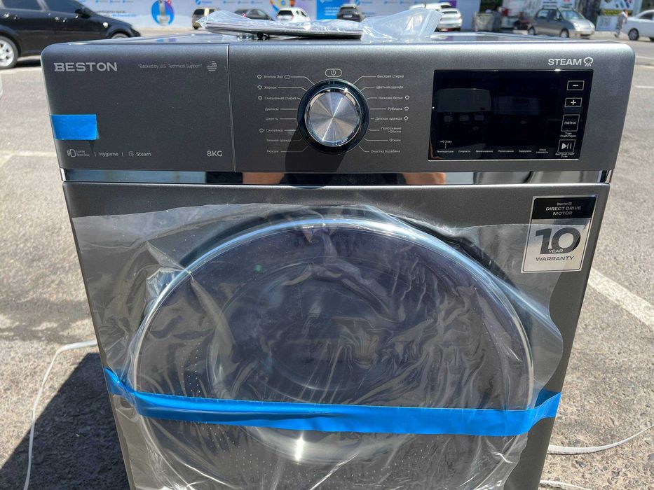 Стиральная машина Beston 8kg/DD motor/oxi fresh стирка с паром/invert.