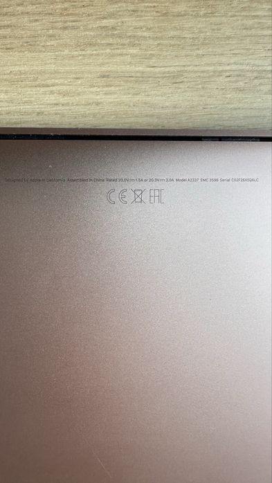 Apple MacBook Air M1 (13-inch, 2020) – Rose Gold | Stare bună | Cutie originală
