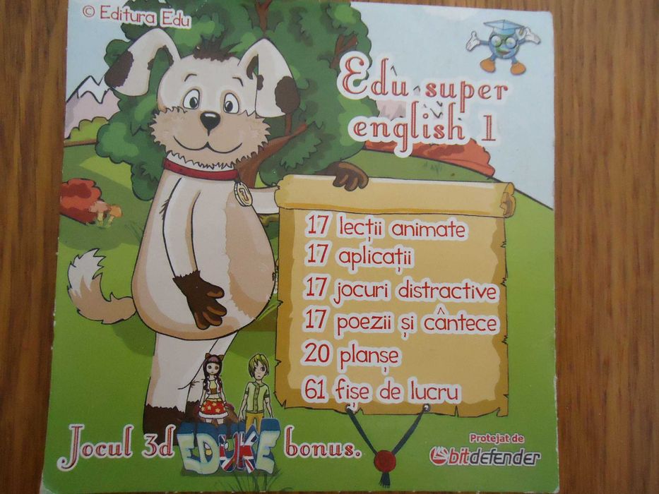 Vand 4 CD/DVD limba engleza pentru copii
