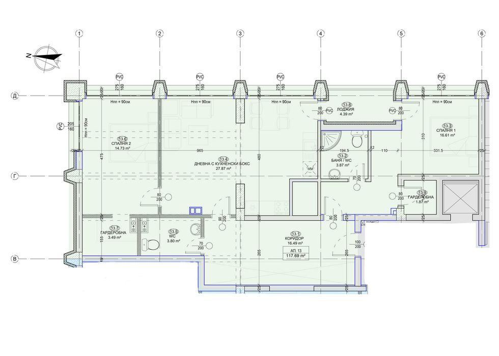 Продава се Тристаен апартамент в Русе, Здравец Изток - 134 кв.м за 709 €/кв.м - Снимка #5