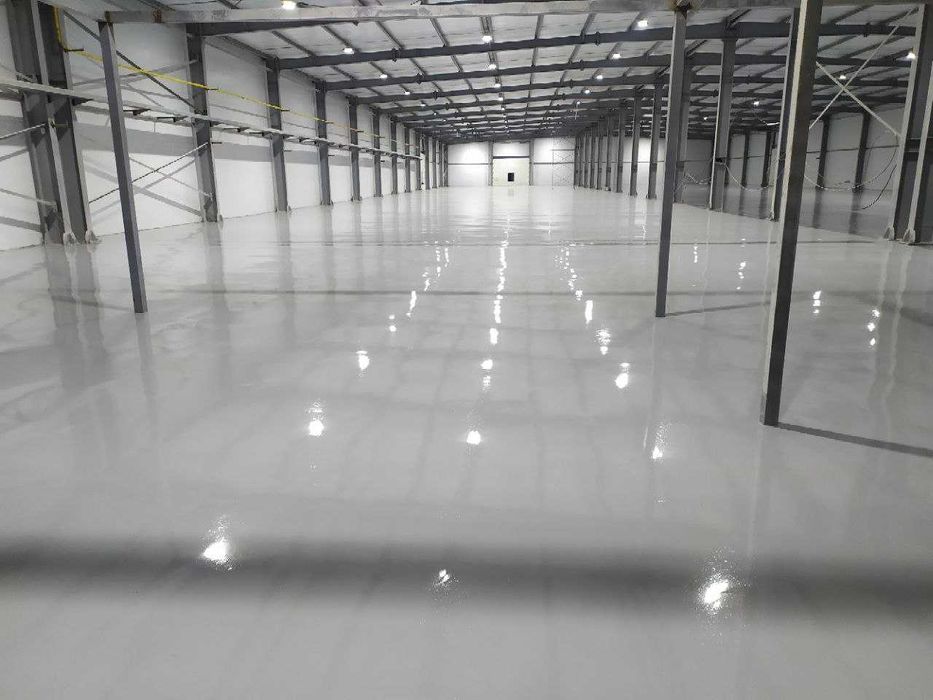 Наливные полы. Промышленные полимерные эпоксидные полы.