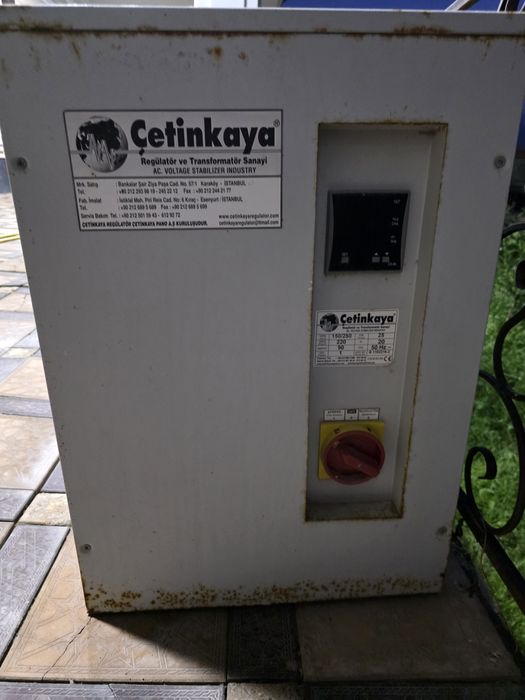 Стабилизатор напряжения Cetinkaya 25 кВА (Турция)