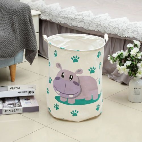 Корзина для игрушек круглая