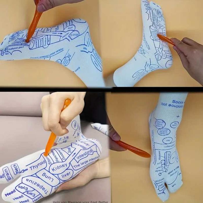 Рефлексотерапия вкъщи подарък за жена масаж на краката с лесни стъпки