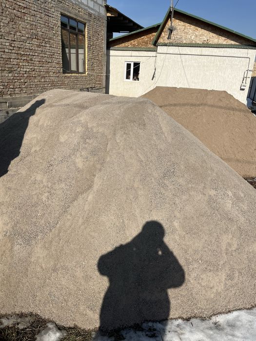 Песок щебень отсев пгс с достакай