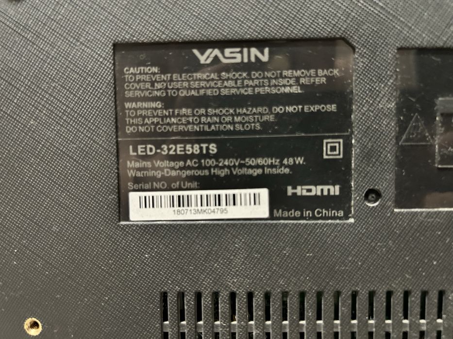 Yasin 32e58ts телевизор