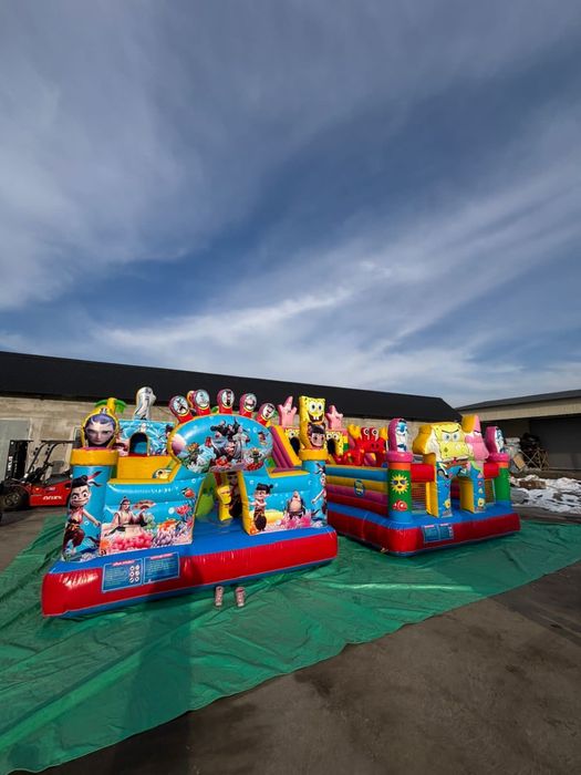 Батут надувной новый