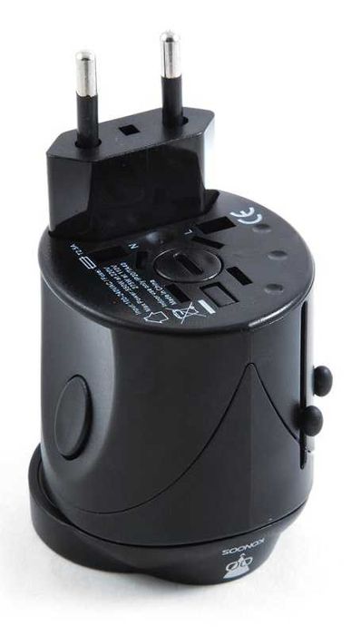 Розетка переход UE US RU Терминатор