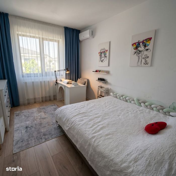 Duplex cu 4 camere, stil mediteranean. Complet mobilat/utilat