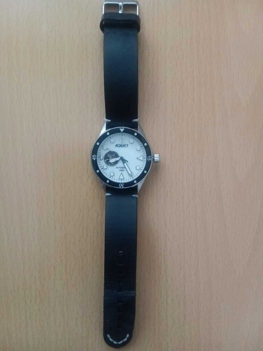 Aquacy Cave Diver Open Heart 200m Автоматичен америк. мъжки часовник