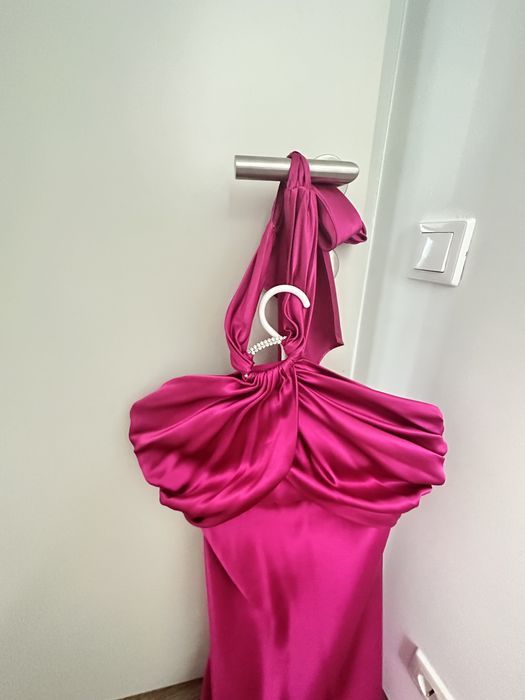 Официална дамска дълга рокля за коктейл или повод -сватба