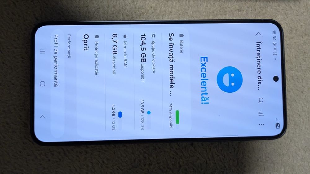 Vând schimb Samsung S25 5G, nou, 0 cicluri, 100% baterie.