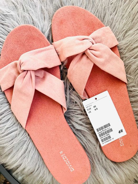 Sandale / Slapi H&M Roz Prafuit Noi