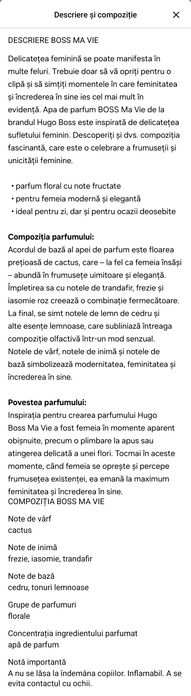 Hugo Boss Ma Vie EDP 50ml