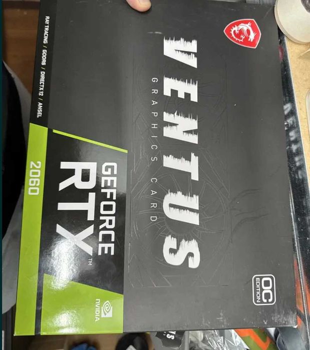 Placa video 12GB / Placa video RTX 2060 OC 12GB MSI Ventus cutie.