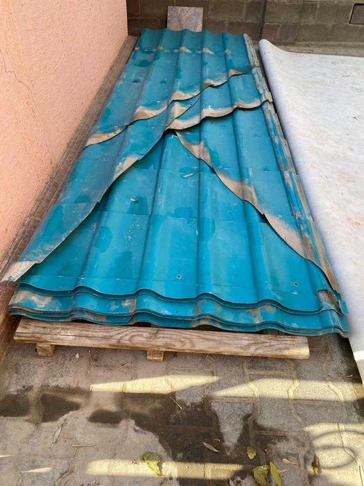 Продается металлочерепица, б/у, в отличном состоянии