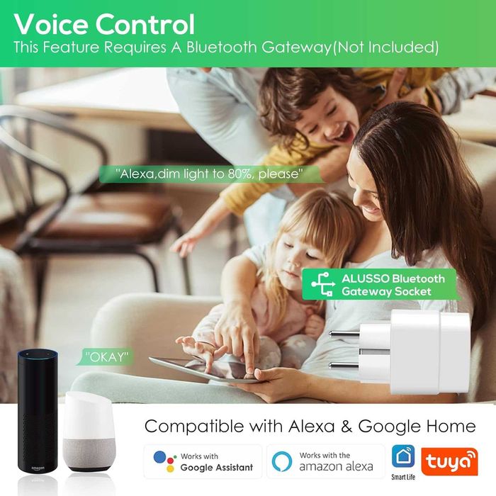 Bec Spot Plafon Led Smart RGB ALUSSO,10W reglare CCT Bluetooth Alexa