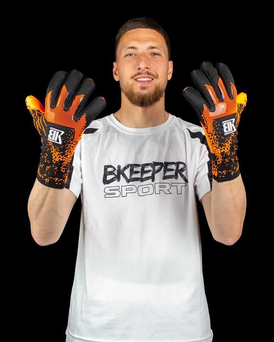 Вратарски ръкавици Bkeeper ATIK #26 Orange размер 6