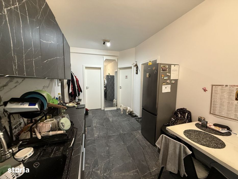 Apartament  cu 2 camere, decomandat cu gradina de 45 mp - Giroc