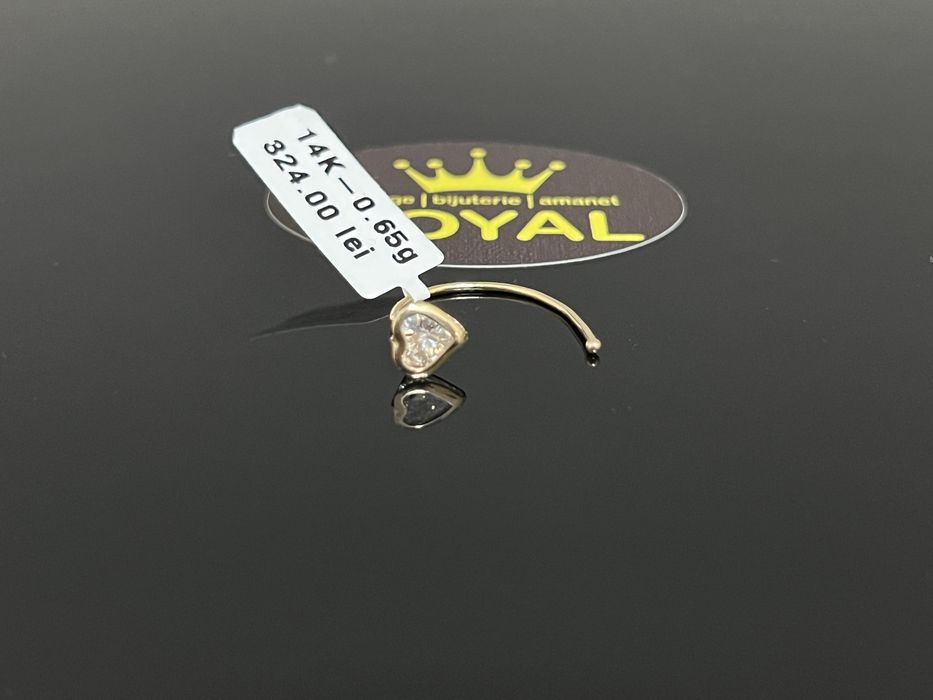 Bijuteria Royal CB : Piercing aur 14K 0,65 grame