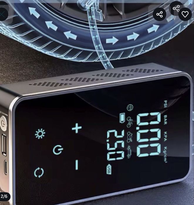 Mini compresor auto/moto wireless portabil .