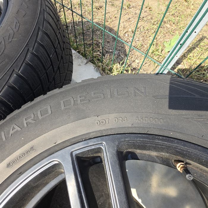 Set de roti cu jante din aluminiu culoare negru pt Mercedes GLC