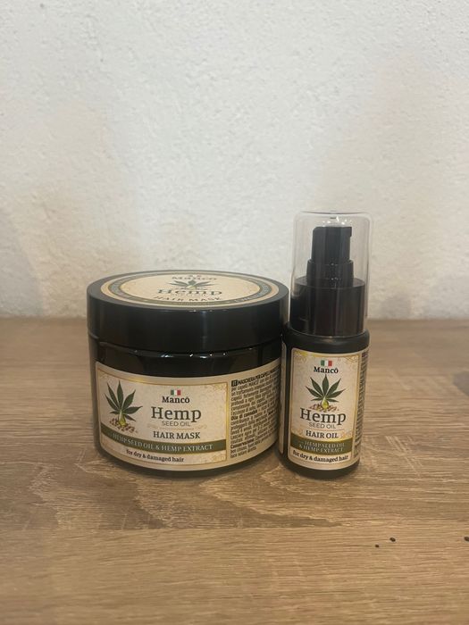 Manco Hemp Seed Oil комплект-натурална грижа за коса и кожа.