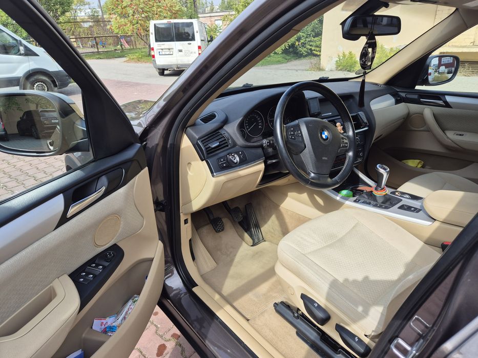 BMW X3 2.0 D x=drive 184 cp Xenon maro interior bej