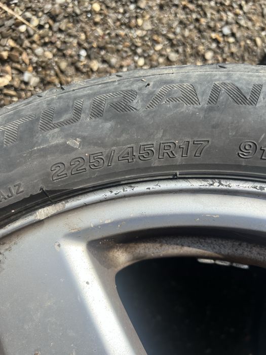 Jante roti volvo 5x108  225 45 r17 cauciucuri de vara