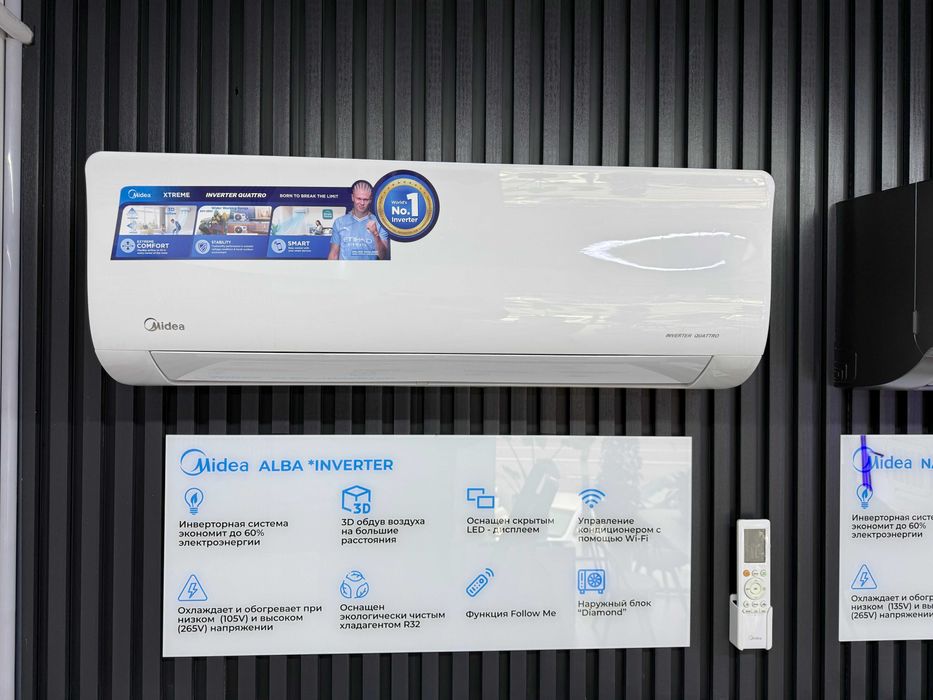 Кондиционер Midea Alba-12 (12,000 Btu) Inverter | Wi-Fi | Гарантия