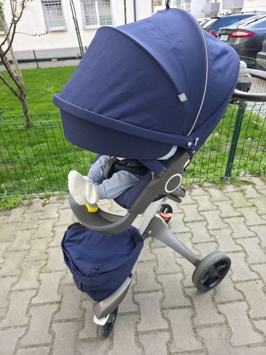 Carucior Stokke, culoare albastru