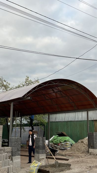 Навес, изготвления навеса