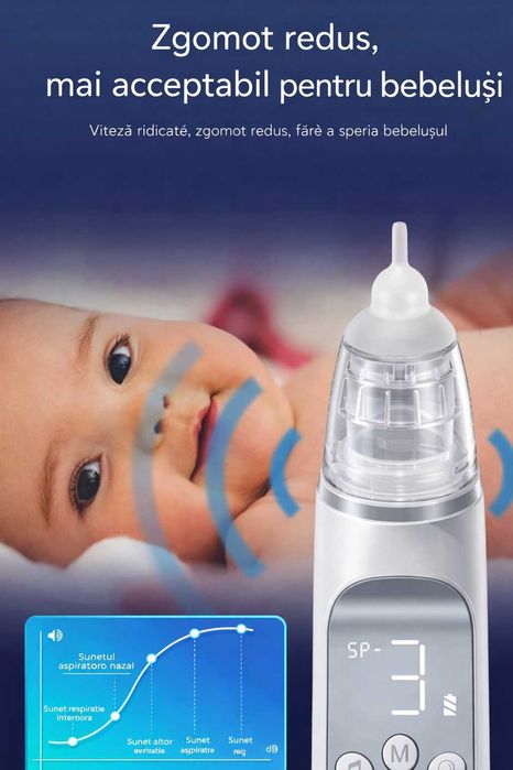 Aspirator nazal electric pentru bebelusi