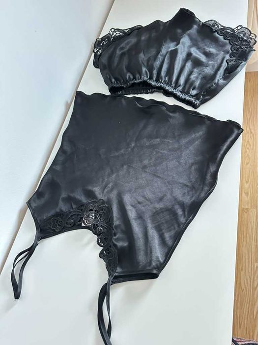 Set piajama satinat