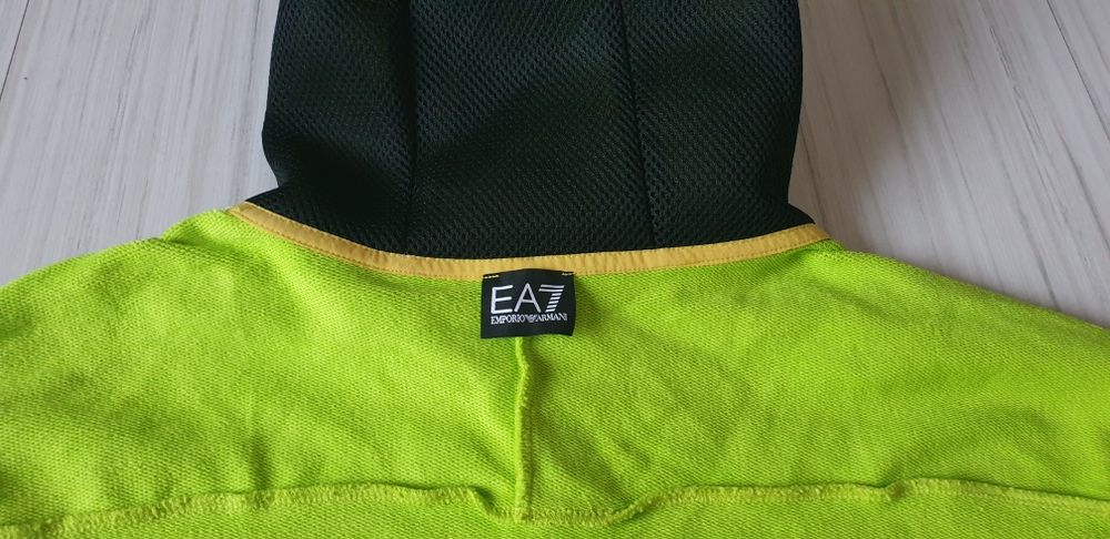Emporio Armani EA7 Full Zip Hoodie  XL / 2XL НОВО ОРИГИНАЛ Мъжко Горни