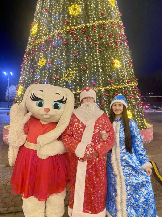 Дед мороз снегурочка поздравление на дом – Аяз ата ақшақар